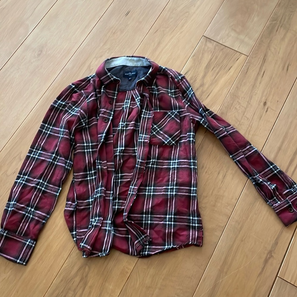 Girls plaid shirt
